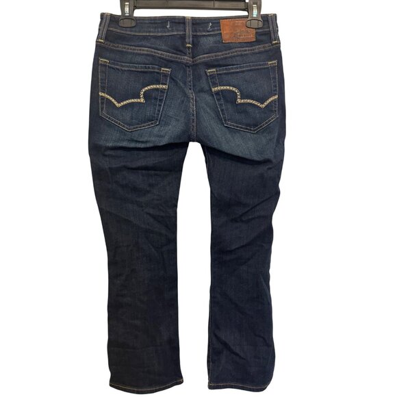 Big Star Remy Low Rise Womens Jeans Size 26 Dark Wash Distressed Cotton Blend - Picture 1 of 8